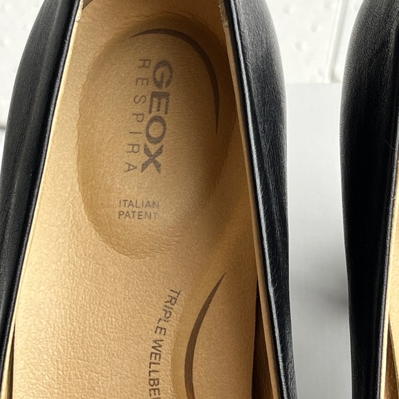 GEOX 39/9 Nappa leather pumps, EUC, "Annya" in black - Picture 6 of 16